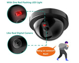 Dummy CCTV Dome Camera with Flashing Red LED Light_(Pack of 1)